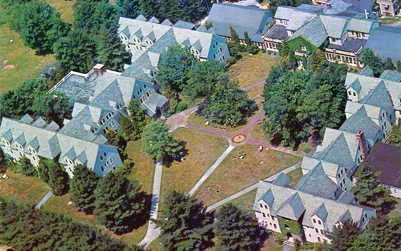 Aerial View of Lutherland, the cover of "Lutherland," by Ted Suttmeier