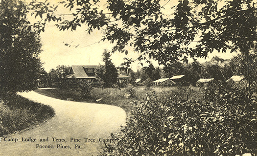 Pine Tree Camp, entrance