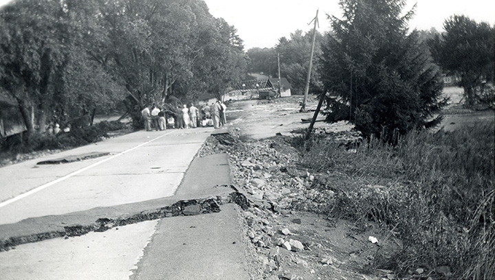 Extensive damage from the Flood of 1955 meant the end of the park.