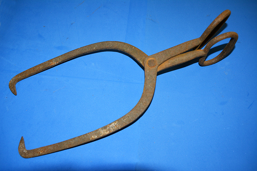 Ice tongs from the local ice harvesting industry